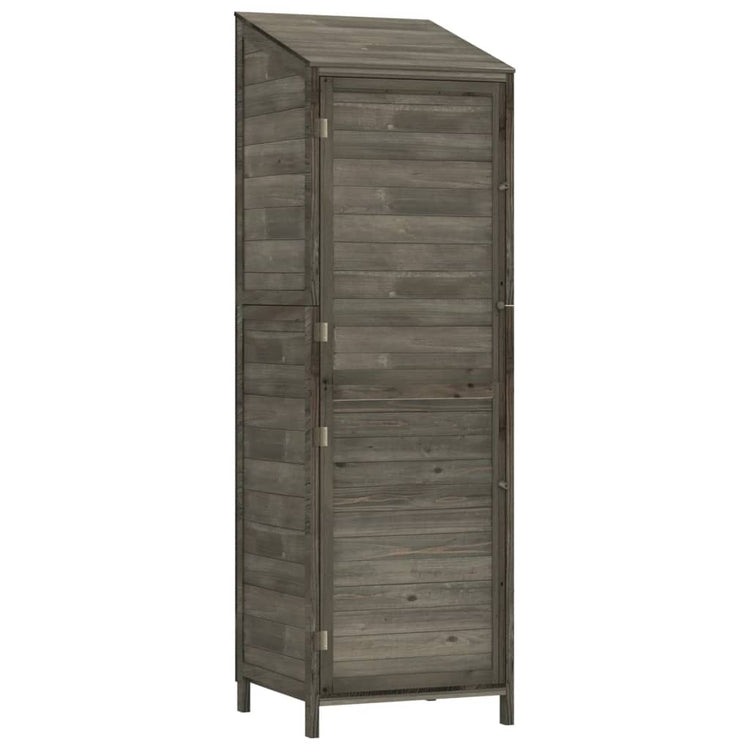 Vidaxl jardin hangar 55x52x174.5 cm Pine solide-bois anthracite -colored