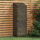 Vidaxl jardin hangar 55x52x174.5 cm Pine solide-bois anthracite -colored