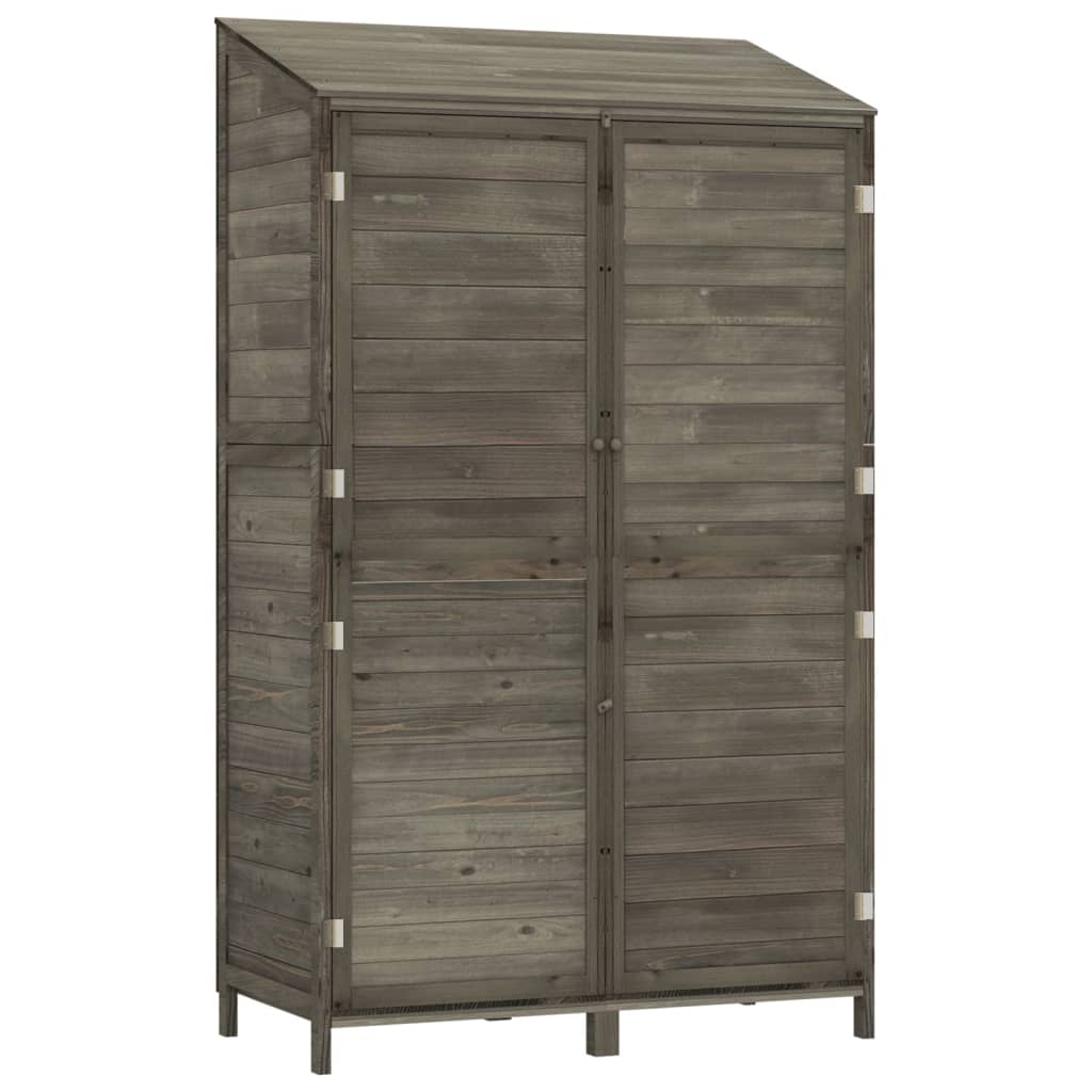 Vidaxl jardin hangar 102x52x174.5 cm Pine solide-bois anthracite -colored