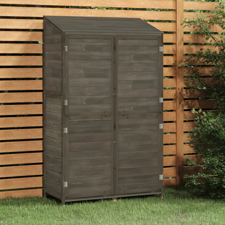 Vidaxl jardin hangar 102x52x174.5 cm Pine solide-bois anthracite -colored