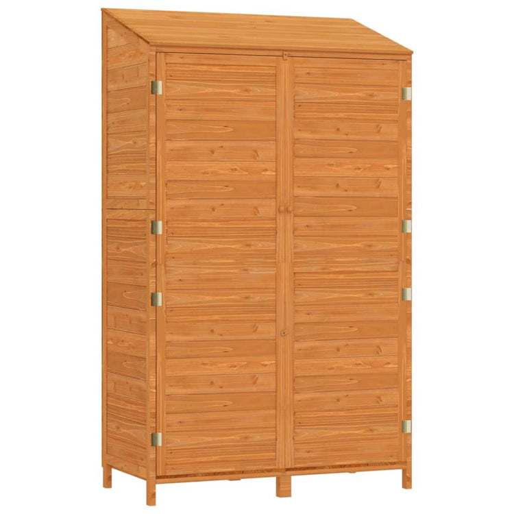Vidaxl hangar de jardin 102x52x174,5 cm de pin massif brun