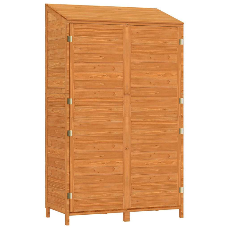 Vidaxl hangar de jardin 102x52x174,5 cm de pin massif brun