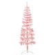 Vidaxl Kunstkerstboom moitié avec un rose standard de 180 cm standard