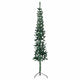 Vidaxl Kunstkerstboom moitié avec un vert standard de 180 cm à 180 cm