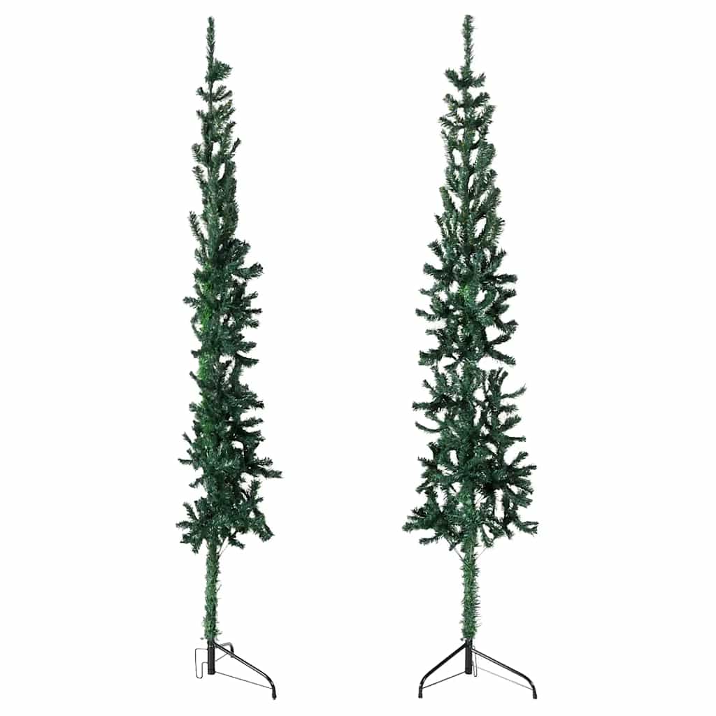 Vidaxl Kunstkerstboom moitié avec un vert standard de 180 cm à 180 cm