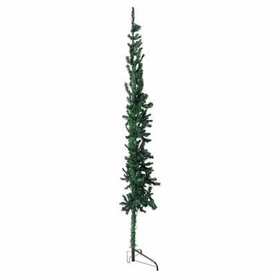 Vidaxl kunstkerstboom moitié avec un vert standard à 210 cm vert