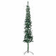 Vidaxl kunstkerstboom moitié avec un vert standard à 240 cm vert standard