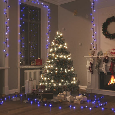 Vidaxl Garland léger avec 150 LED 15 m PVC bleu