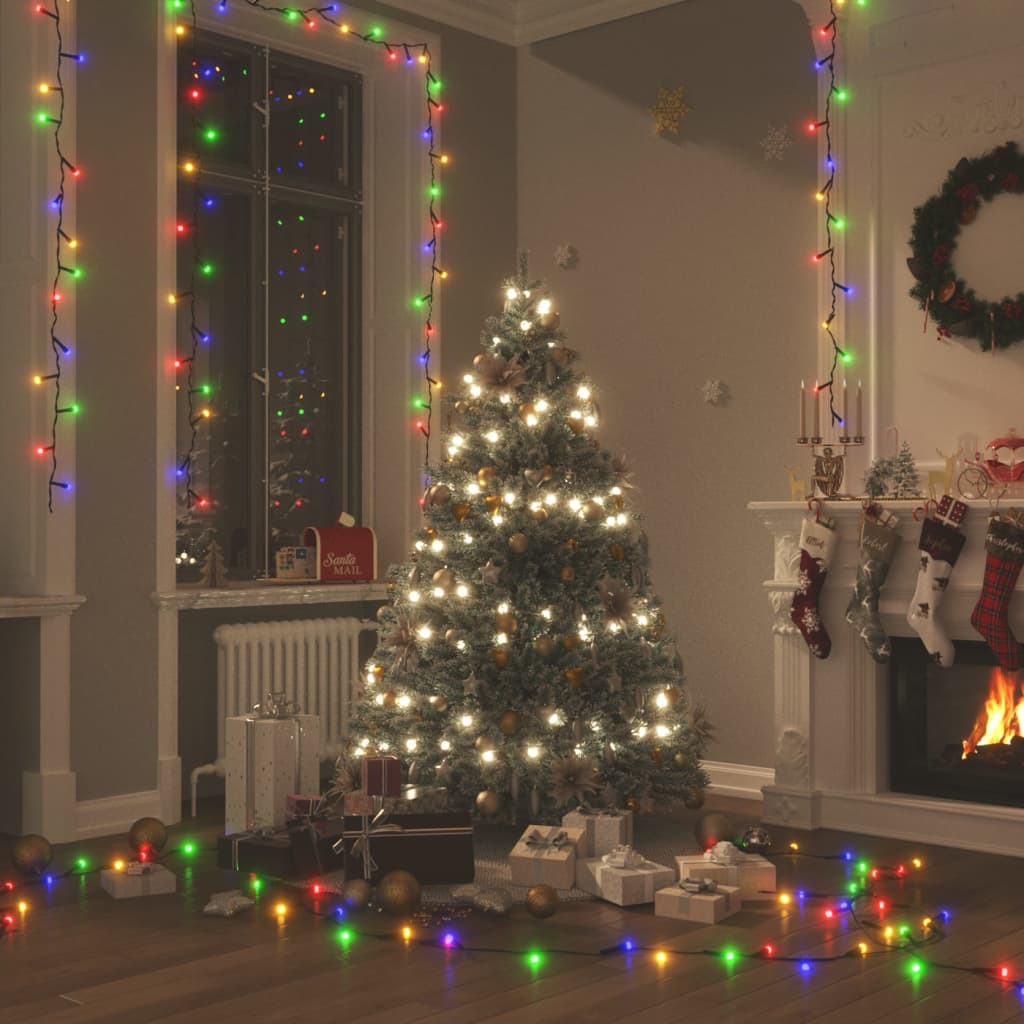Vidaxl Garland Light avec 2000 LEDS multi-colorants 200 M PVC