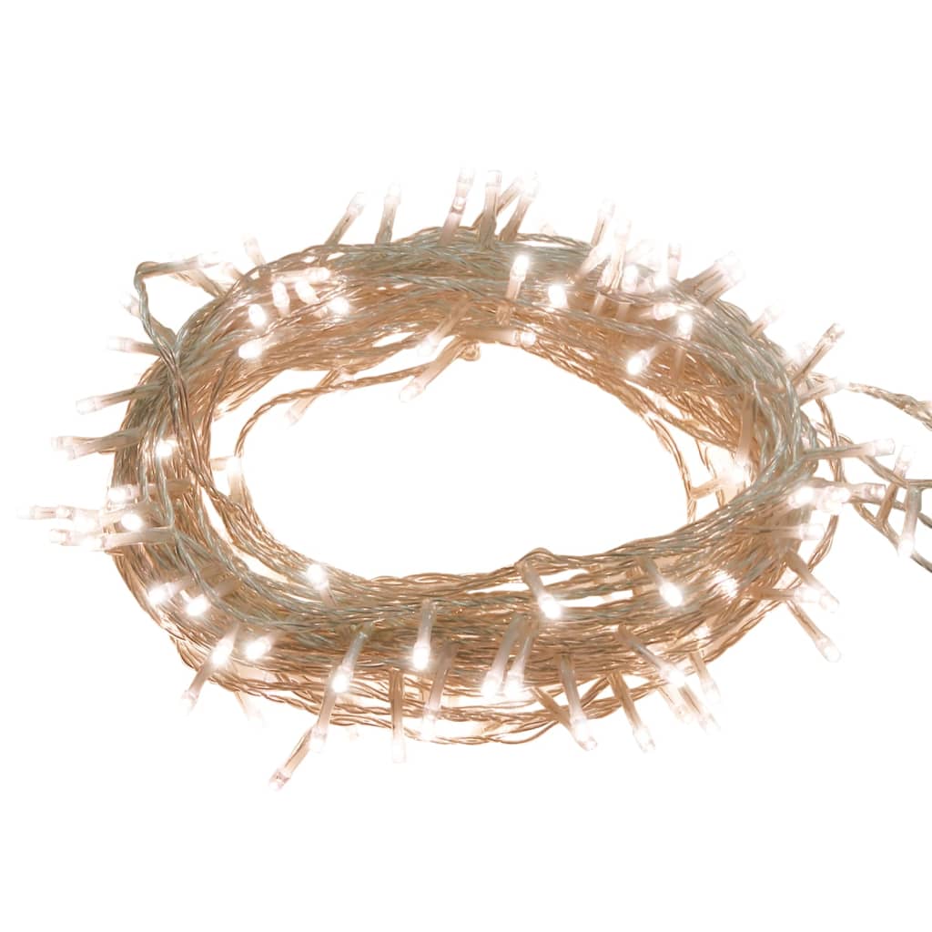 Vidaxl Garland léger avec 400 LEDS 40 M PVC WHITE CHAUD