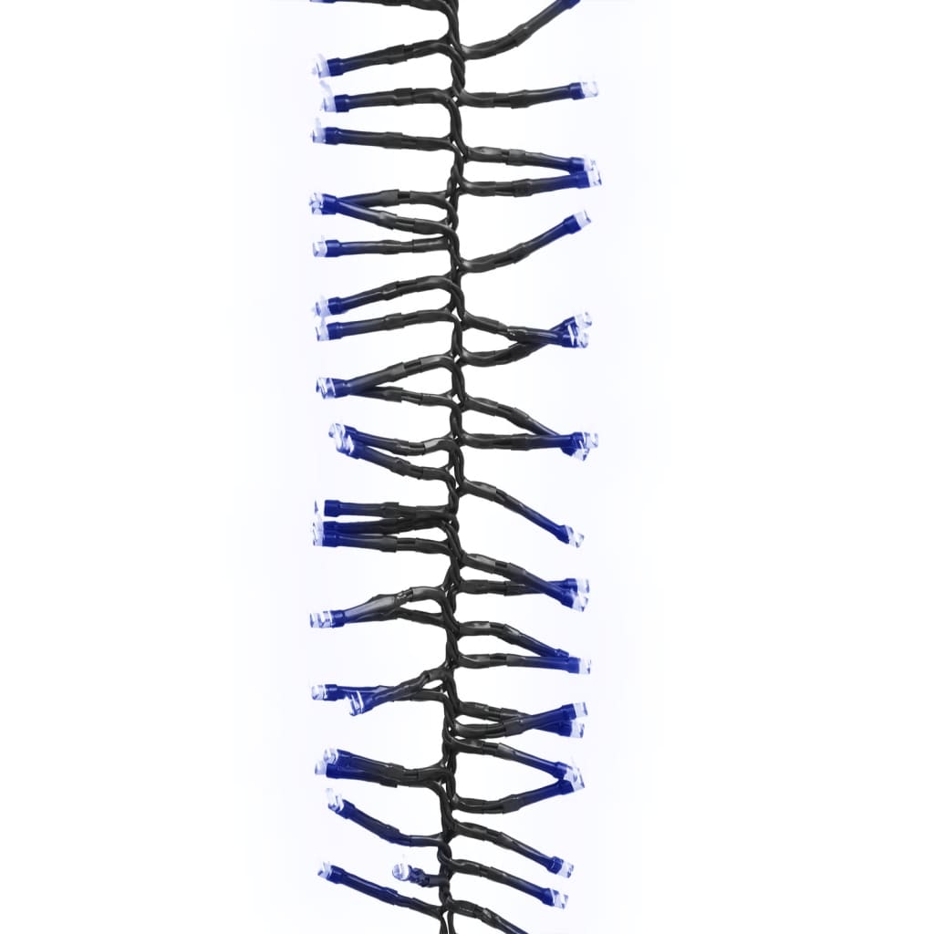 Vidaxl Light Garland Cluster avec 400 LEDS Bleu 7,4 M PVC