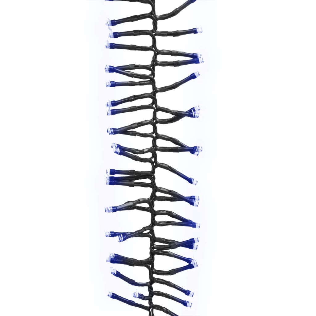 Vidaxl Light Garland Cluster avec 1000 LEDS Bleu 11 M PVC