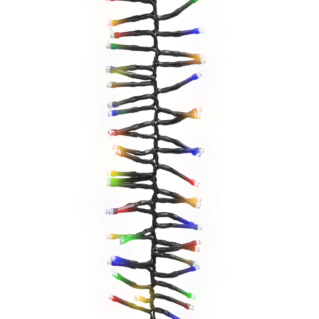 Vidaxl Light Garland Cluster avec 1000 LEDS Multicolored 11 M PVC