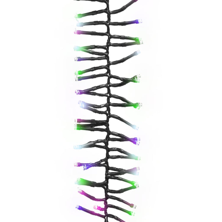 Vidaxl Light Garland Cluster avec 2000 LEDS pastel multicolore 17 M PVC