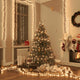 Vidaxl Light Garland Cluster avec 3000 LEDS blanc chaud 23 M PVC