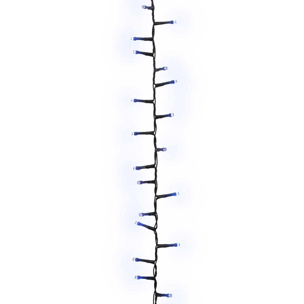 Vidaxl Garland Light Compact avec 1000 LEDS Bleu 25 M PVC