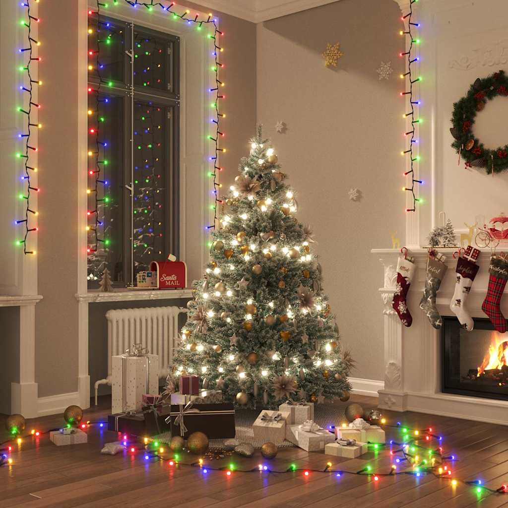 Vidaxl Garland Light compact avec 1000 LEDS multi-colorants 25 M PVC