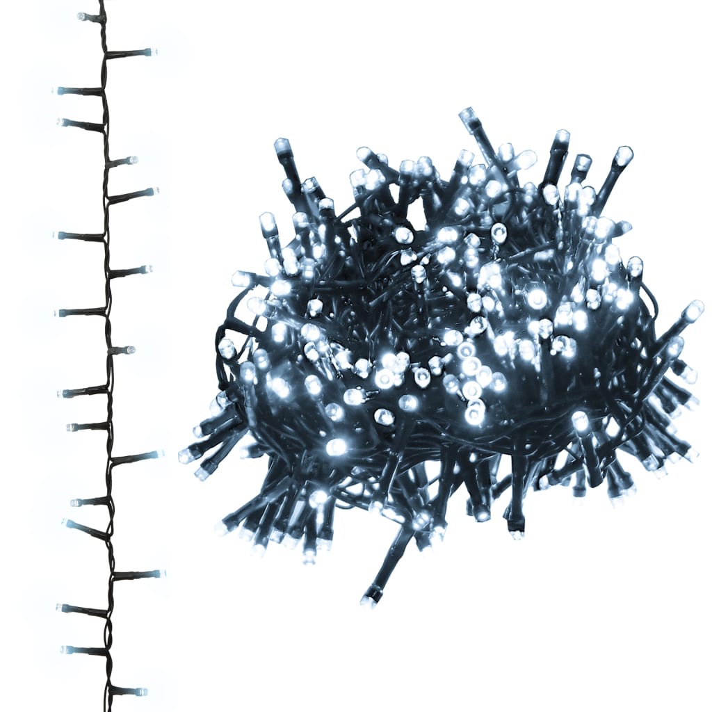 Vidaxl Garland Light Compact avec 3000 LEDS blanc froid 65 M PVC