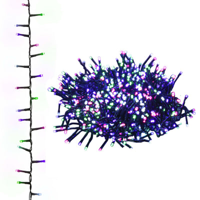 Vidaxl Garland Light compact avec 3000 LEDS pastel multicolore 65 M PVC