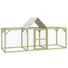 Vidaxl Chicken Coop 300x100x150 cm Pine solide imprégnée