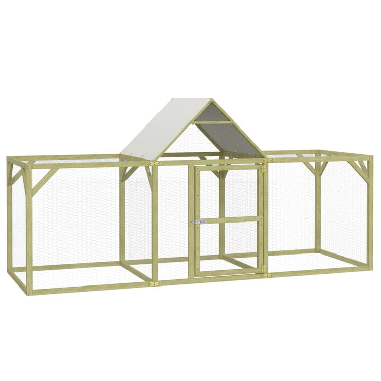 Vidaxl Chicken Coop 300x100x150 cm Pine solide imprégnée