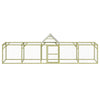 Vidaxl Chicken Coop 500x100x150 cm Pine solide imprégnée