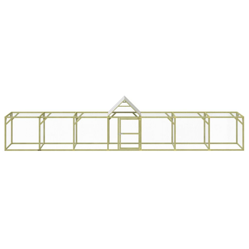 Vidaxl Chicken Coop 700x100x150 cm Pine solide imprégnée