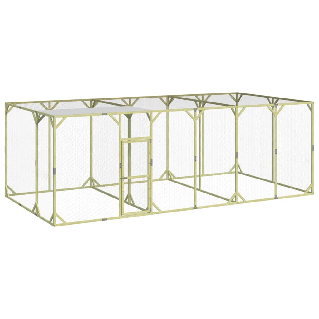 Vidaxl Chicken Coop 600x300x200 cm Pine solide imprégnée