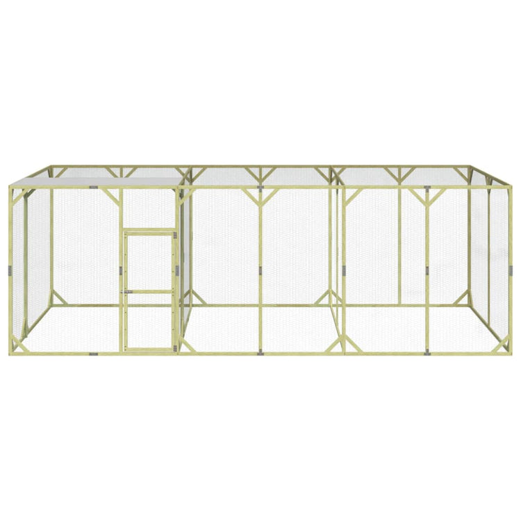 Vidaxl Chicken Coop 600x300x200 cm Pine solide imprégnée