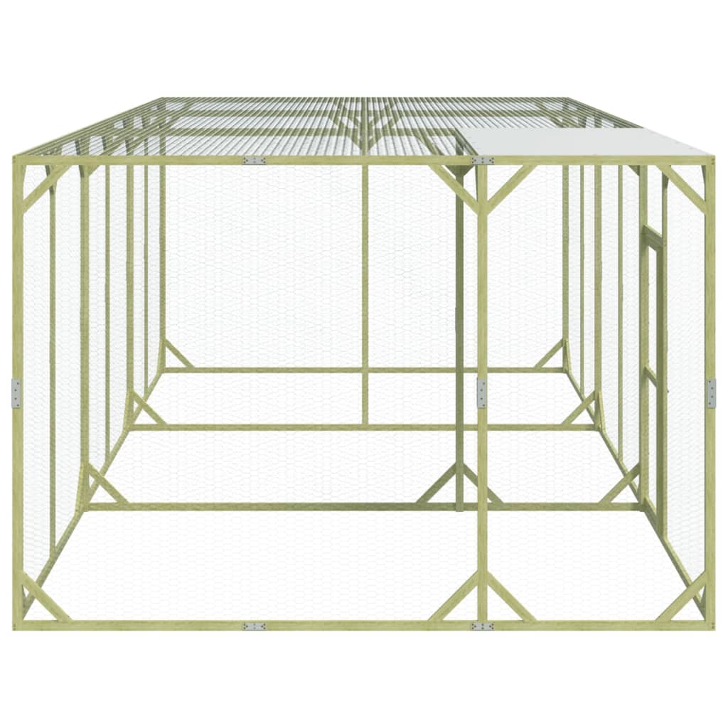 Vidaxl Chicken Coop 600x300x200 cm Pine solide imprégnée