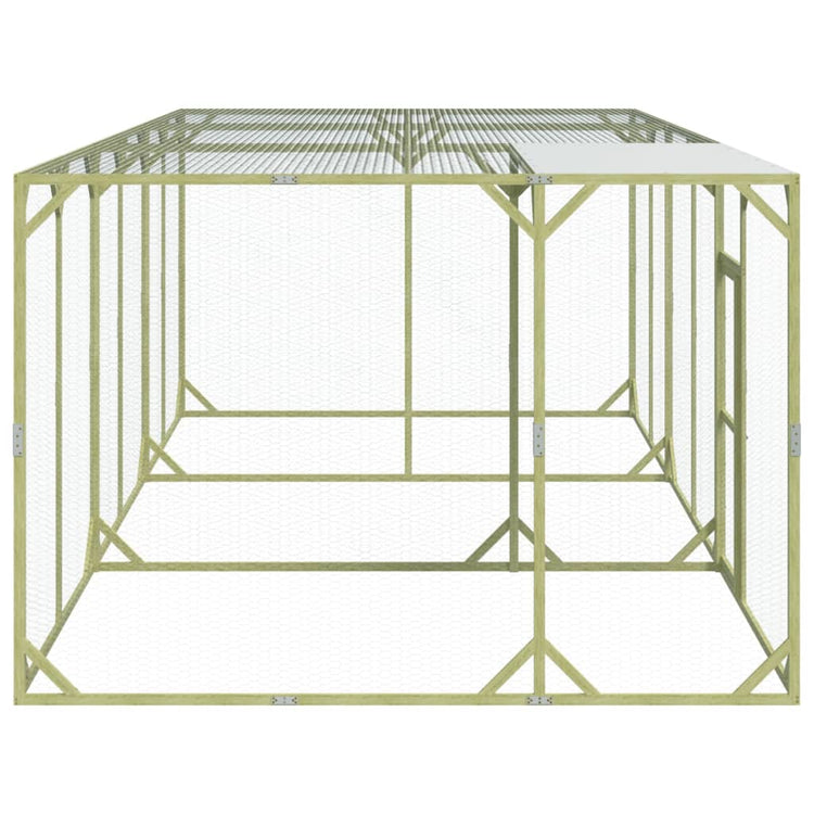 Vidaxl Chicken Coop 600x300x200 cm Pine solide imprégnée