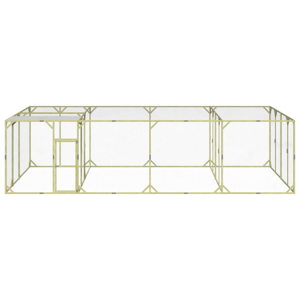 Vidaxl Chicken Coop 800x400x200 cm Pine solide imprégnée