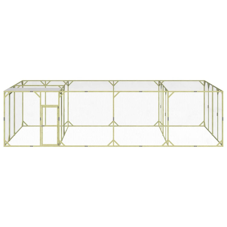 Vidaxl Chicken Coop 800x400x200 cm Pine solide imprégnée