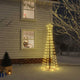 Vidaxl kegelkerstboom 108 LEDS 70x180 cm blanc chaud