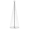 Vidaxl kegelkerstboom 310 LEDS 100x300 cm blanc chaud