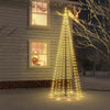 Vidaxl kegelkerstboom 310 LEDS 100x300 cm blanc chaud