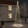 Vidaxl kegelkerstboom 1134 LEDS Multi -colored 230x800 cm