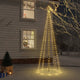 Vidaxl Christmas Tree avec broche de sol 310 LEDS blanc chaud 300 cm