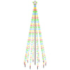 Arbre de Noël Vidaxl avec broche au sol 310 LEDS MULTICOLORÉS 300 cm