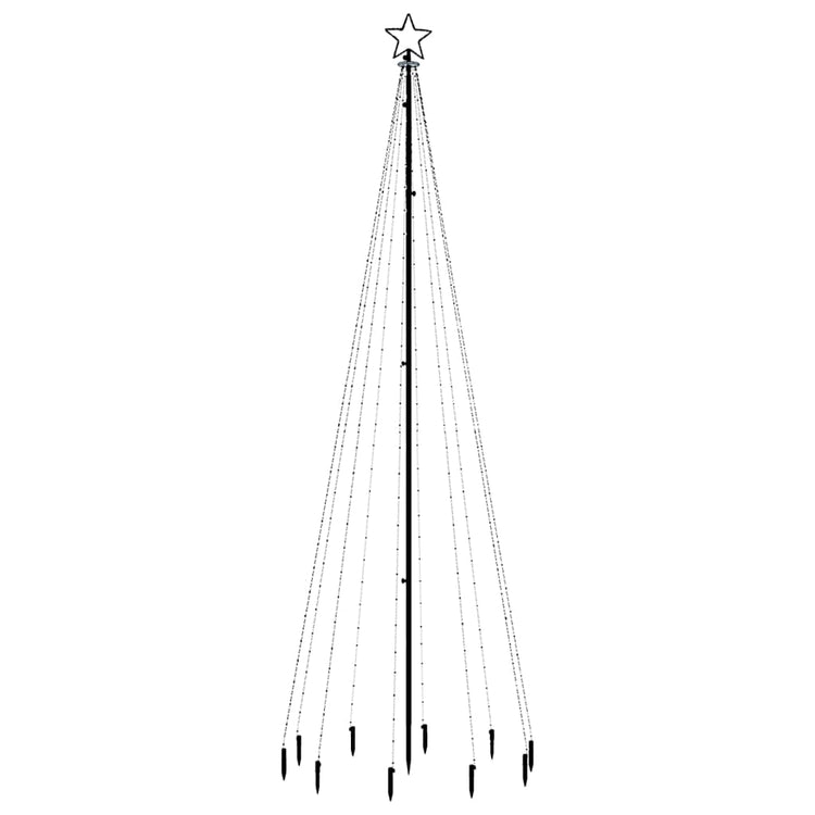 Vidaxl Christmas Tree avec broche au sol 310 LEDS BLUE 300 cm