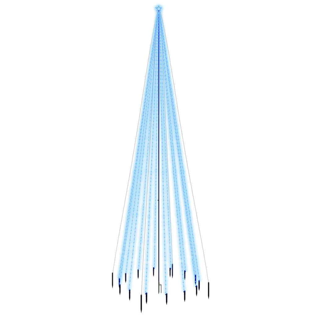 Vidaxl Christmas Tree avec broche au sol 1134 LEDS bleu 800 cm