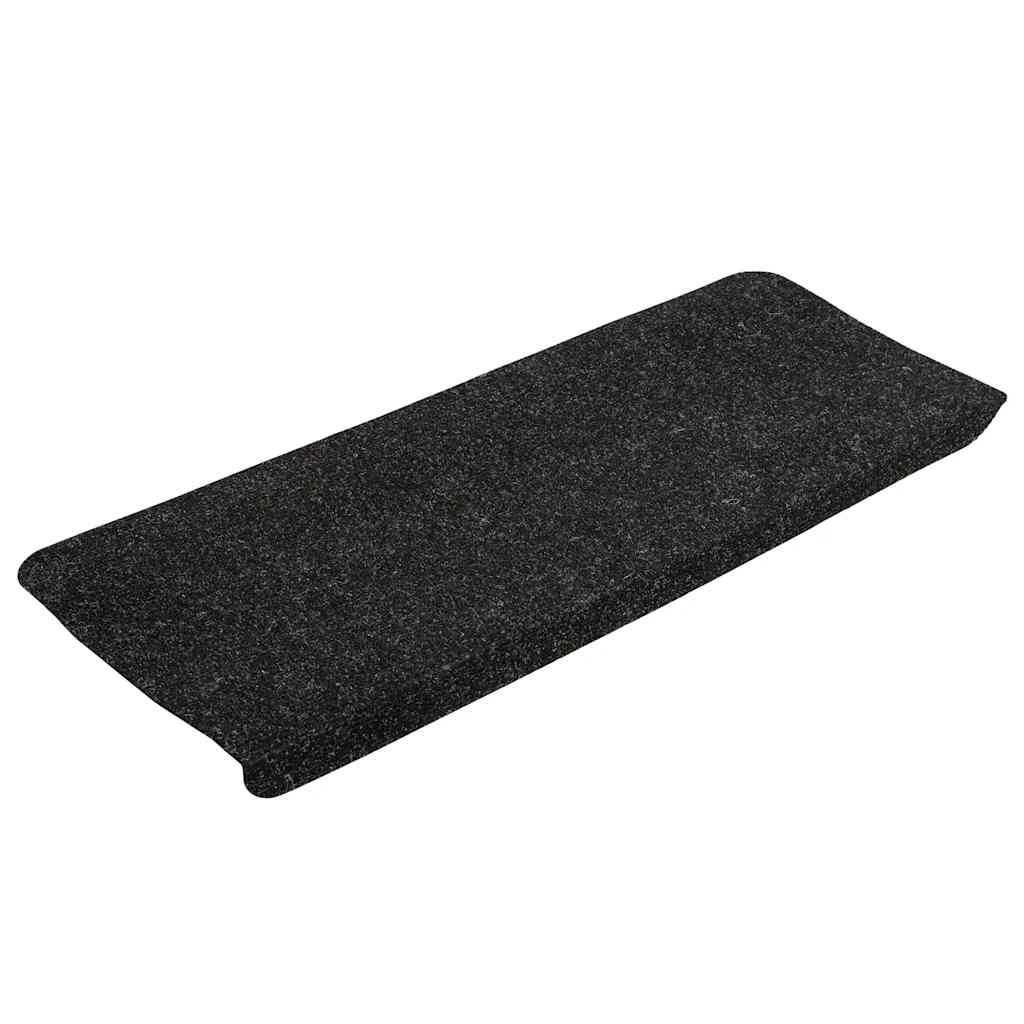 Vidaxl Stair Mats auto-adhésif 15 ST 65X24.5x3,5 cm anthracite -colored