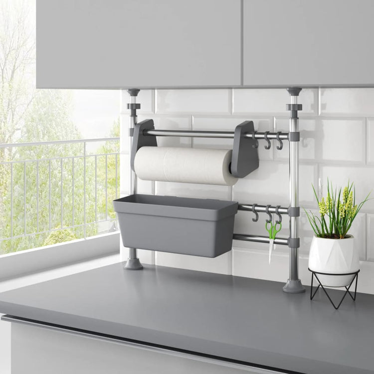 Vidaxx organisateur de comptoir réglable en aluminium