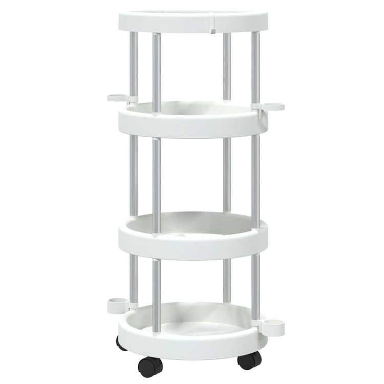 Chariot de nettoyage Vidaxx avec panier de rangement en aluminium
