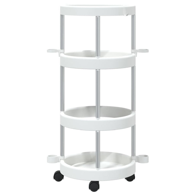 Chariot de nettoyage Vidaxx avec panier de rangement en aluminium