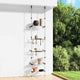 Rack de jardin vidaxl avec 3 étagères