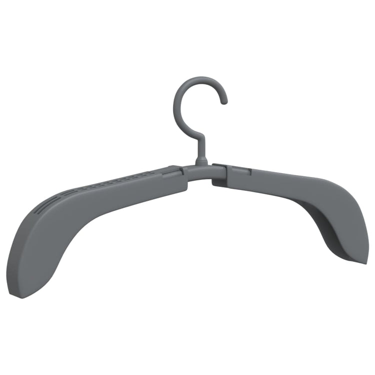 VidaXL cintres 5 pcs extensibles gris
