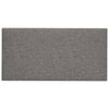 Panneaux muraux vidaxl 12 pcs 0,54 m² 30x15 cm tissu gris clair