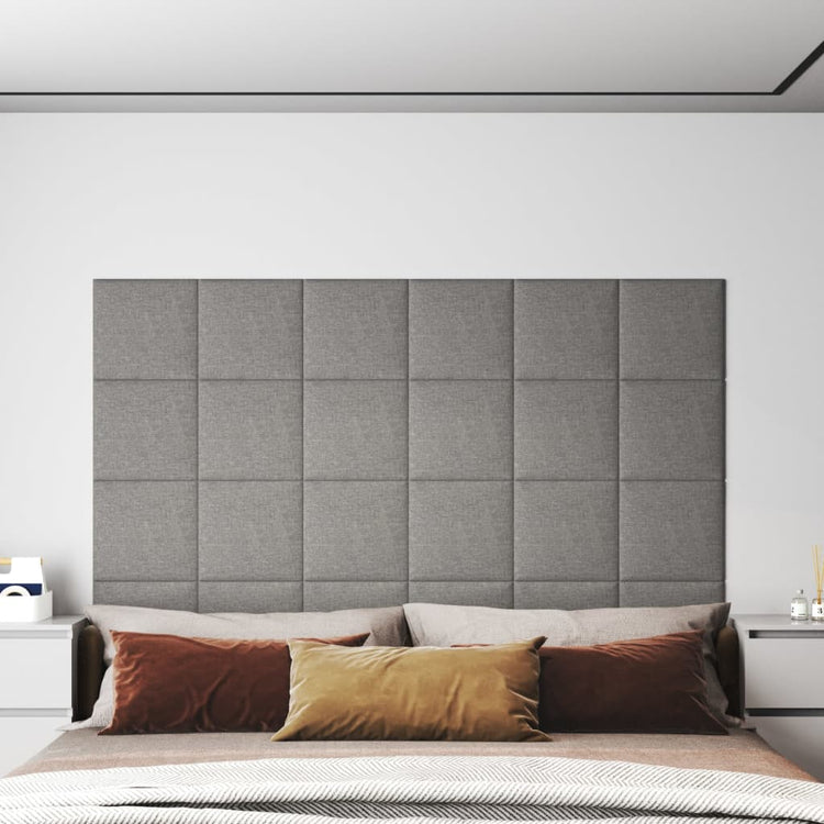 Panneaux muraux Vidaxl 12 ST 1,08 m² 30x30 cm Gris clair