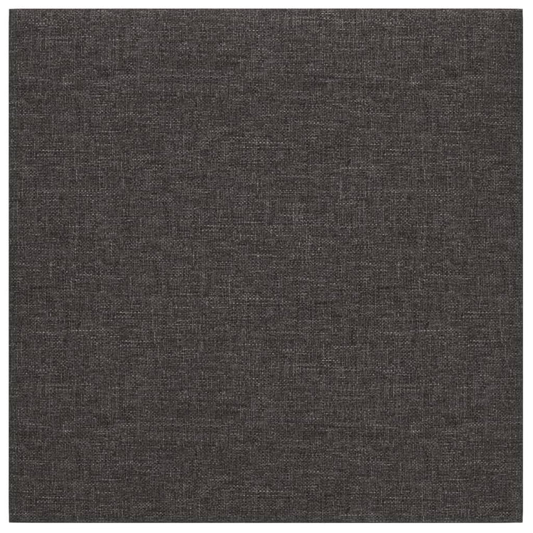 Panneaux muraux vidaxl 12 st 1,08 m² 30x30 cm tissu gris foncé